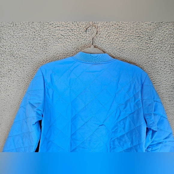 Magcomsen Jacket Womens Sz M Azure Blue Quilted Water Resist Outdoor - Picture 11 of 15